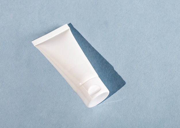 Cream tube mockup in perspective