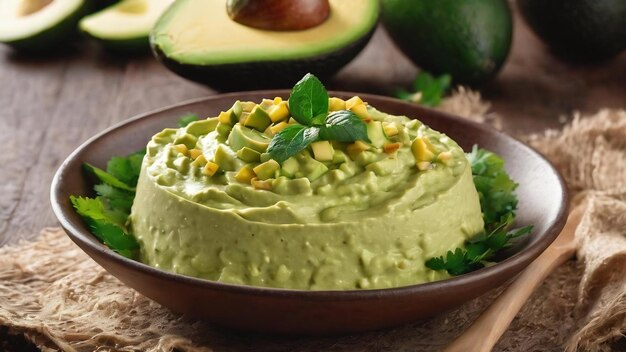 Photo creamy avocado delight fresh nutrientpacked goodness perfect for guacamole salads and healthy