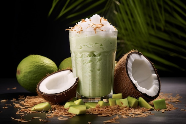 Creamy Coconut Matcha Smoothie