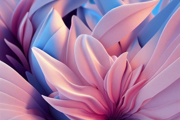 сливочное перо абстрактный цветок георгин хризантема