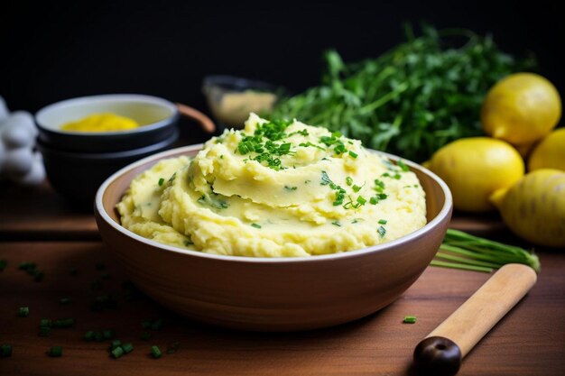 Creamy Lemon Herb Potato Mash