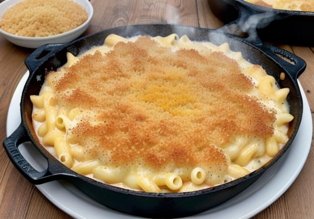 a creamy macaroni and cheese