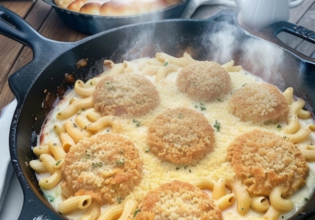 a creamy macaroni and cheese