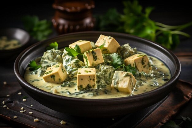 Creamy Paneer Palak Serenity