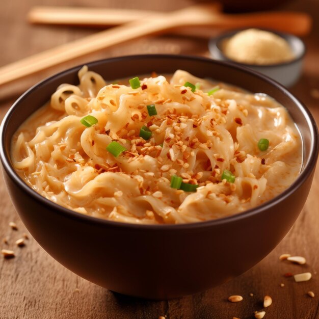 Creamy Peanut Butter Ramen Noodles With A Korean Twist