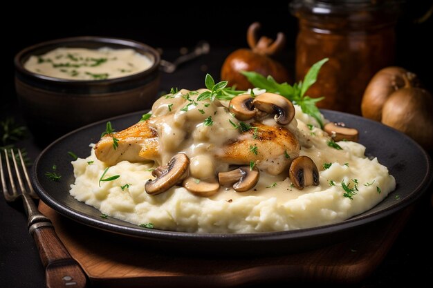 Creamy Polenta Chicken