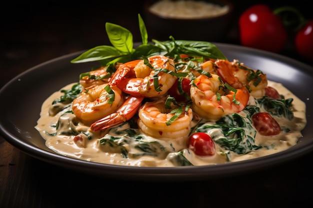 Creamy Tuscan Shrimp Italian Recipe Italian Food and Cuisine