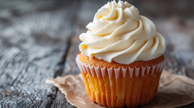 Creamy Vanilla Cupcake