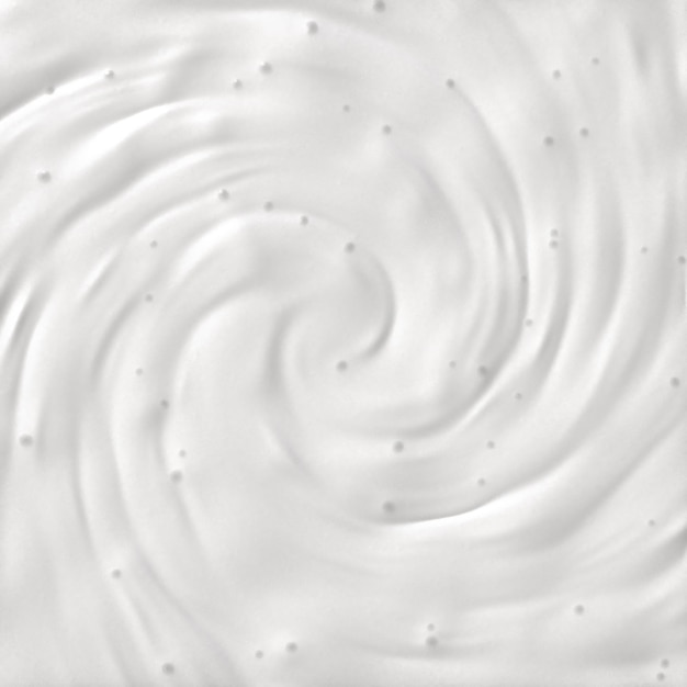 Creamy white swirl yogart texture