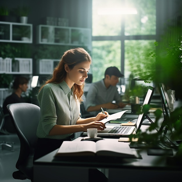 create_a_similar_shot_of_woman_working_in_a_green