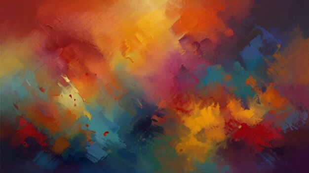 Photo create an abstract background image with a stunning warm color gradient