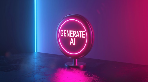 create aigenerated text and images with the click of a button utilize machine learning and a computer assistant for data science with 3d illustrations