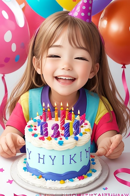 Photo create an amazing happy birthday wish