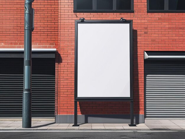 Photo create a billboard blank mockup