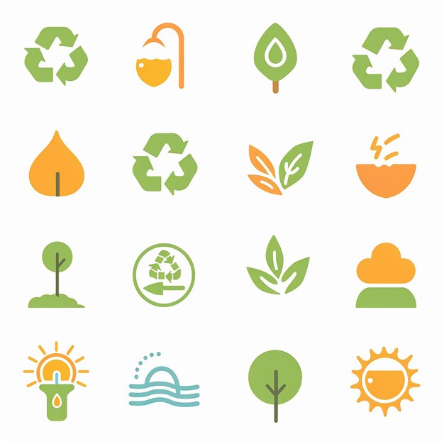 Photo create clean and sleek danger icons on white background