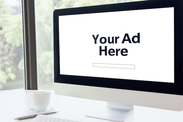 Create Compelling Ads Blank Online Advertising Template