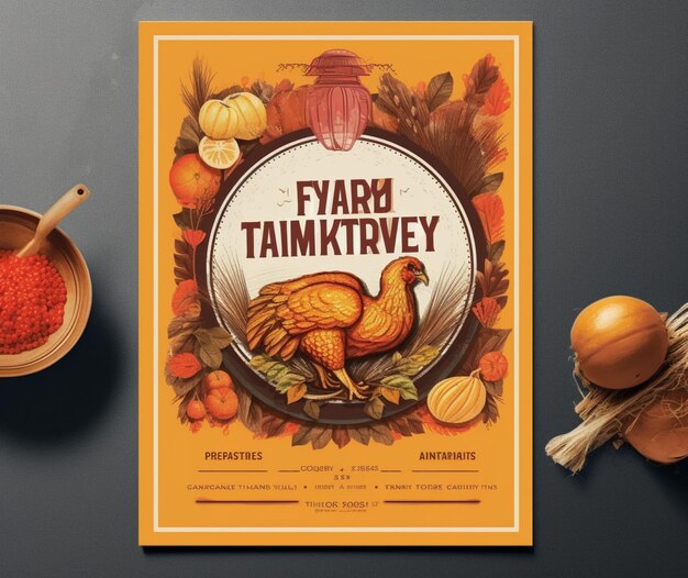 Photo create a cozy atmosphere with our thanksgiving