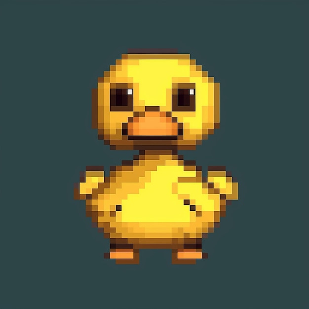 Create A Cute Duck Character With Minecraft Pixel Art