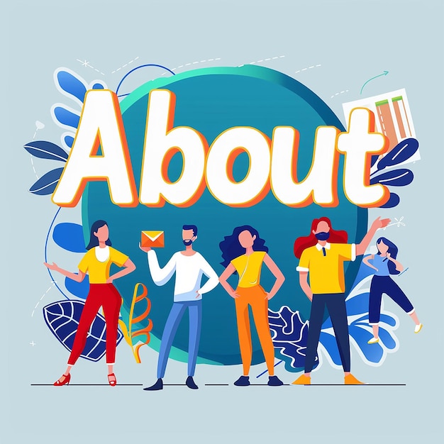create a high quality poster about us social media marketing company no text