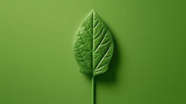 Photo create an illustration of a leaf or plant seamlessly combined with an electrical plug generative ai