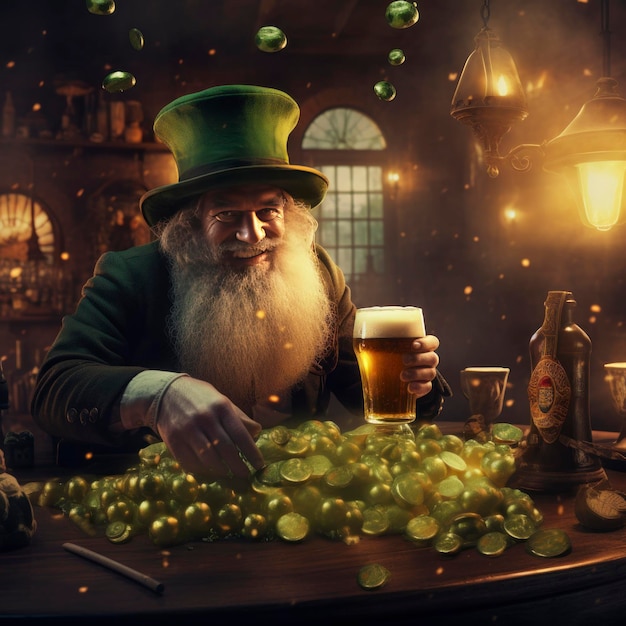 Photo create an irish looking st patricks day background design