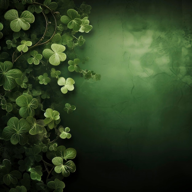 Create an irish looking st patricks day background design