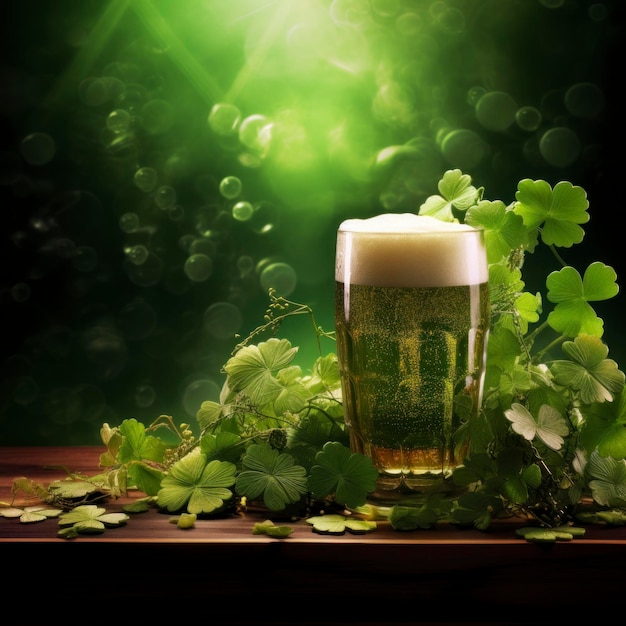 Create an irish looking st patricks day background design