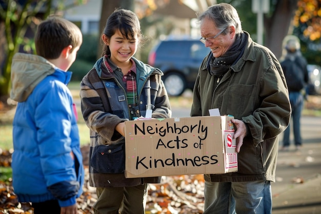 Create a Neighborly Acts of Kindness campaign insp generative ai