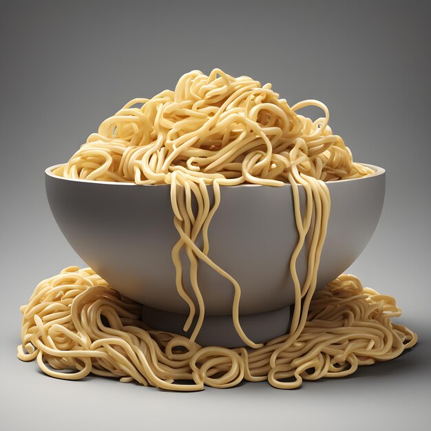 Foto creare una ciotola di noodles