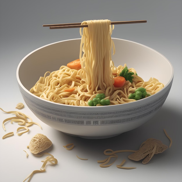 create noodles bowl