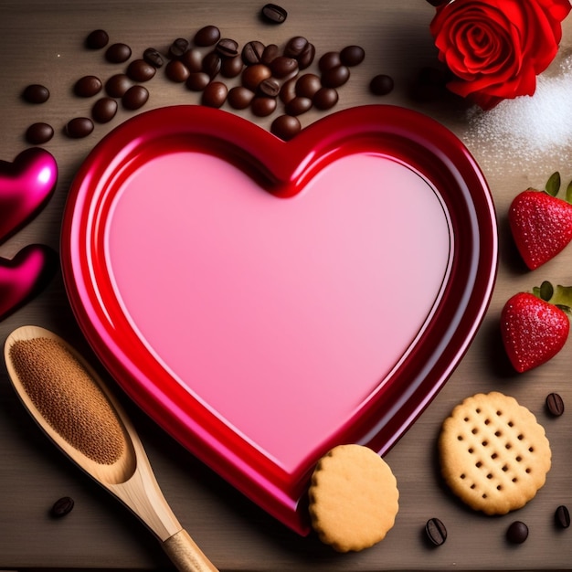 create a product backdrop for Valentine's Day that