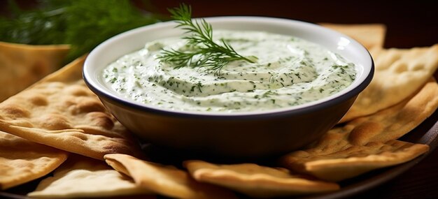 Photo create savory dips by mixing yogurt with herbs garlic and spices this can be a healthier alternative to traditional dips and works well with veggies or pita chips 1