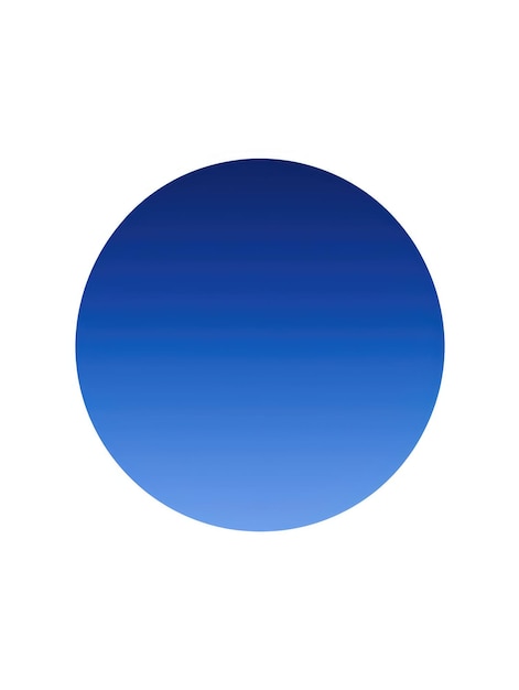 Create a simple 2D blue circle on a white background Generative Ai