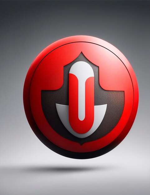 Photo create a simple and elegant logo that perfectly combines the images of a pokeball