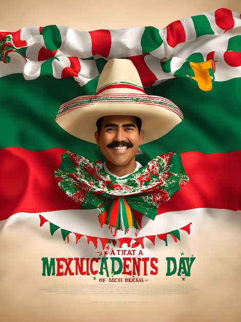 Создайте яркий фон ко Дню независимости Мексики с помощью искусственного интеллекта, созданного в честь Дня независимости.