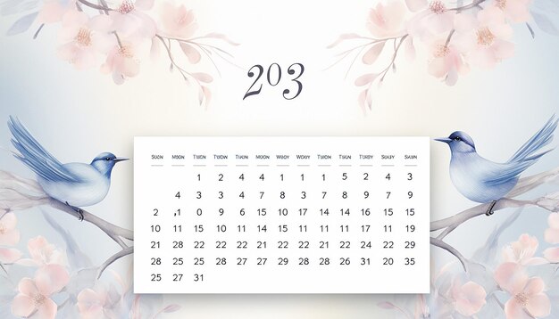 Photo create a visually stunning 2024 calendar