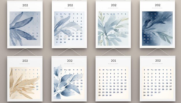 Create a visually stunning 2024 calendar