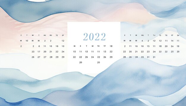 Photo create a visually stunning 2024 calendar