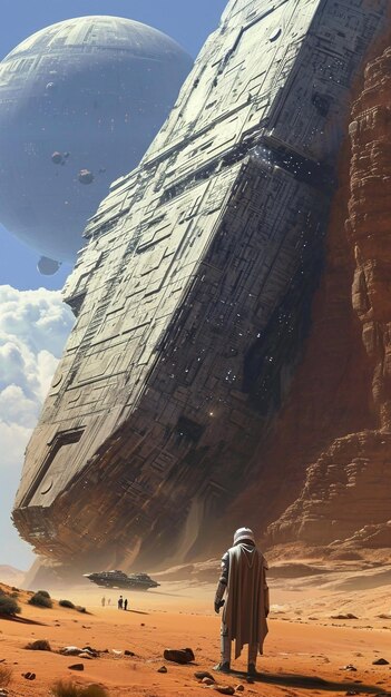 Foto crea le tue proprie tappetine sci-fi nello stile di ralph mcquarrie