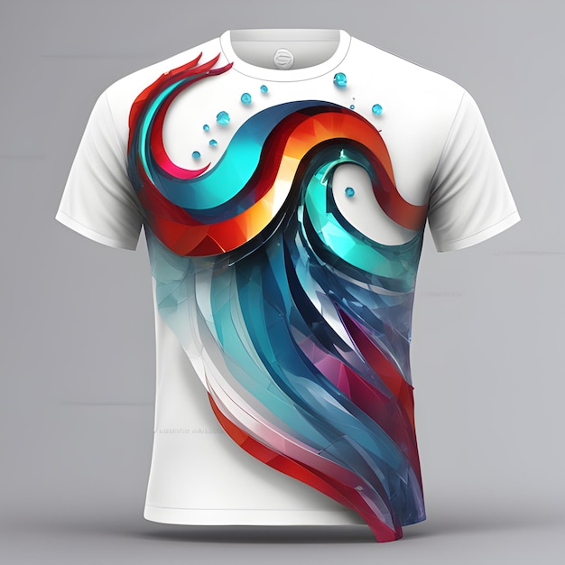 Creatief T-shirtmodel