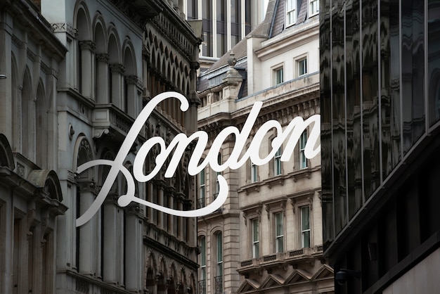 Creatieve collage in Londen
