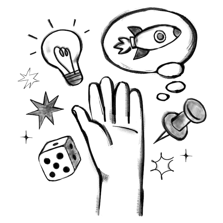 Foto creatieve entertainment png ideeën schattige hand doodle transparante achtergrond