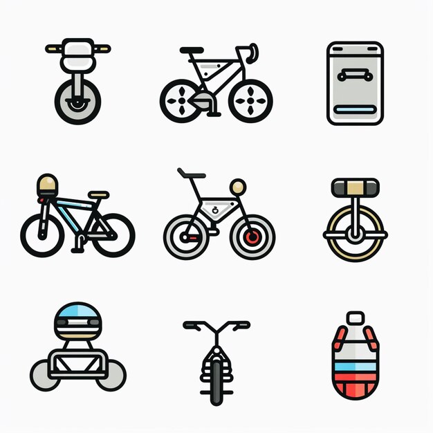 Creatieve Icon Set titels voor mobiele app ontwerpen