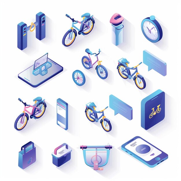 Creatieve Icon Set titels voor mobiele app ontwerpen