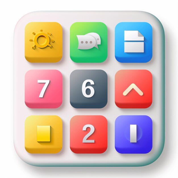 Creatieve Icon Set titels voor mobiele app ontwerpen