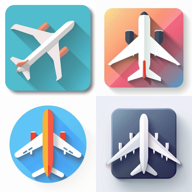 Creatieve Icon Set titels voor mobiele app ontwerpen