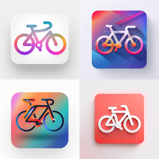 Creatieve Icon Set titels voor mobiele app ontwerpen