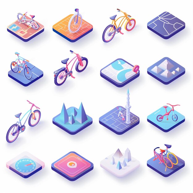 Creatieve Icon Set titels voor mobiele app ontwerpen