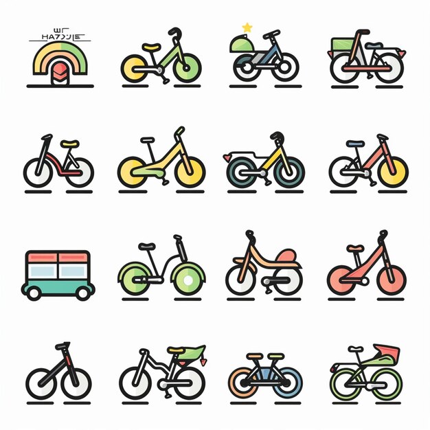 Creatieve Icon Set titels voor mobiele app ontwerpen