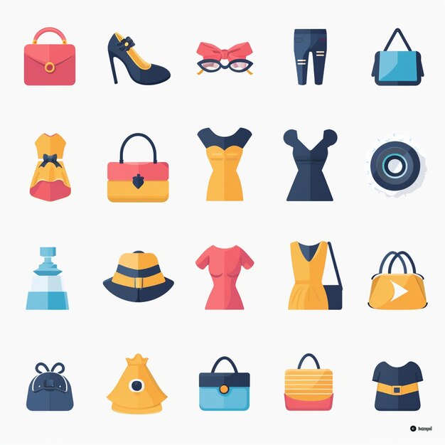 Creatieve Icon Set titels voor mobiele app ontwerpen